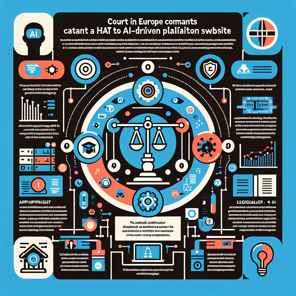 Infographic for French Court Orders Blocking of AI-Driven Plagiarism Website