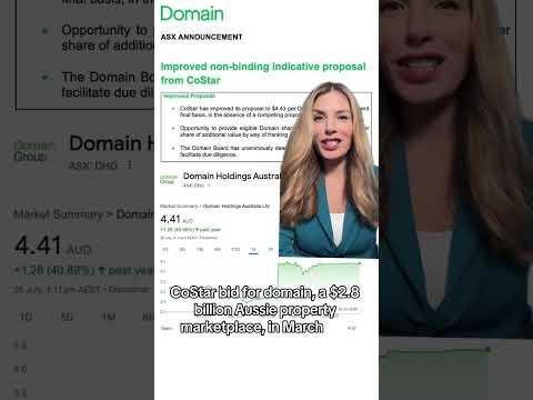 CoStar’s $1.7 Billion Bid Targets Domain to Challenge REA Group